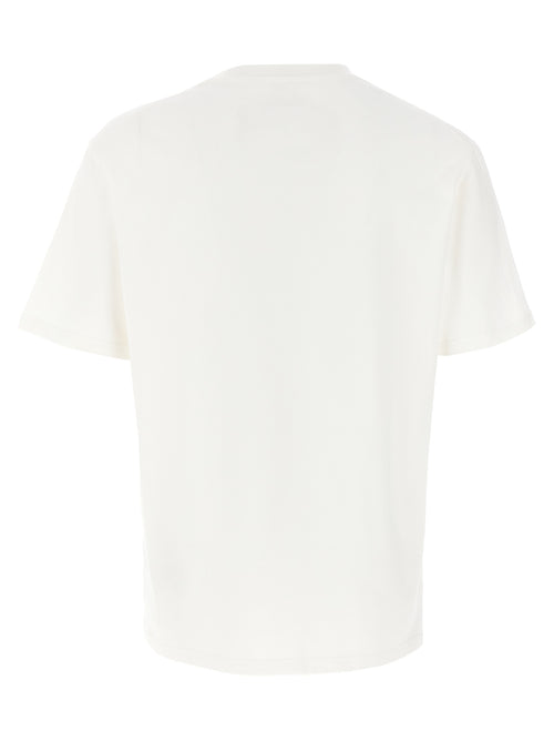 White Cotton Crew Neck T-Shirt