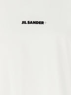 White Cotton Crew Neck T-Shirt