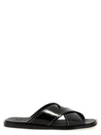Oriyah Met Leather Sandals