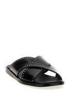 Oriyah Met Leather Sandals