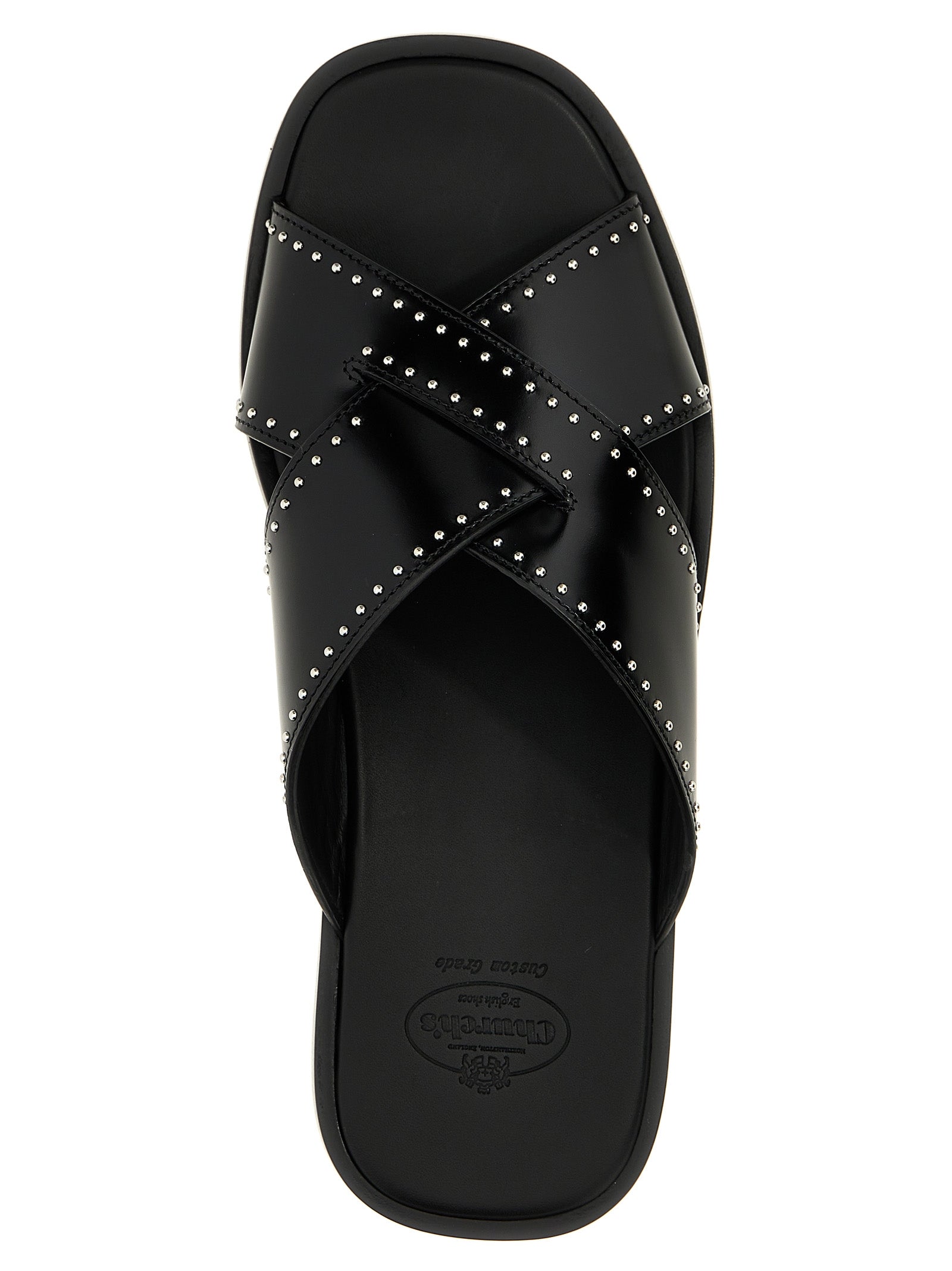 Oriyah Met Leather Sandals