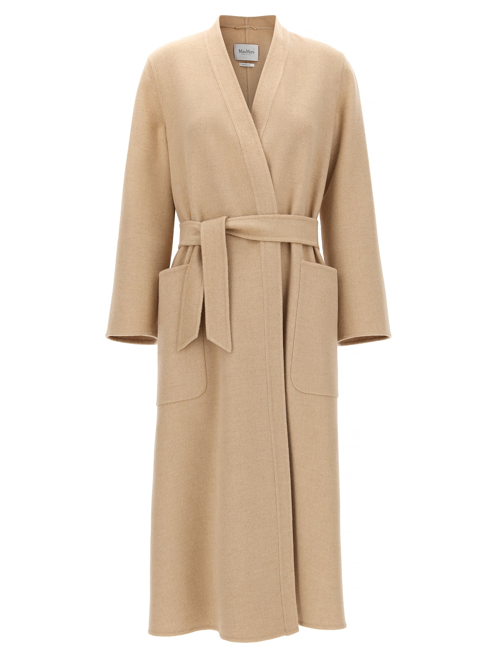 Beige Wool Vezzoso Coat