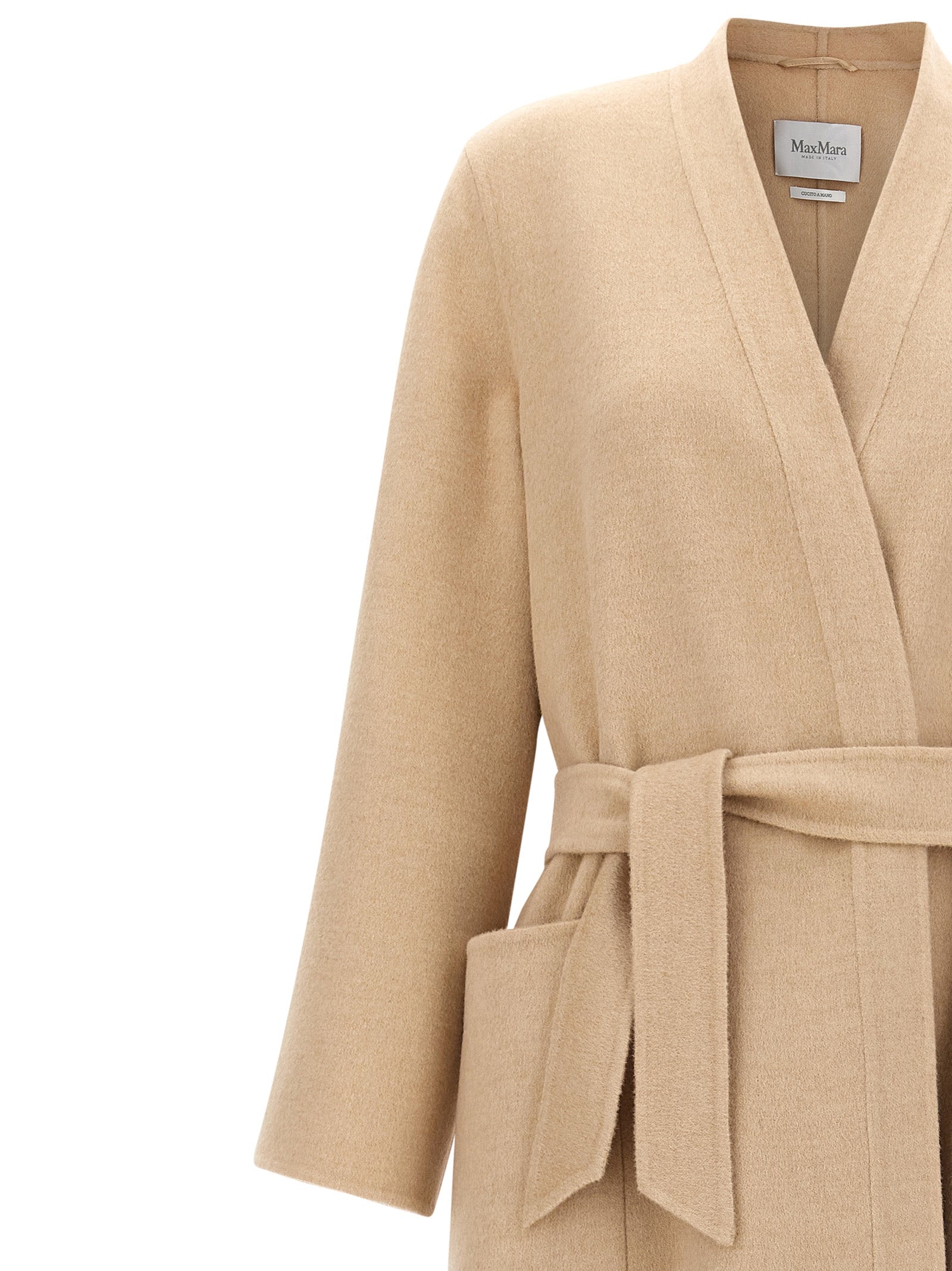 Beige Wool Vezzoso Coat