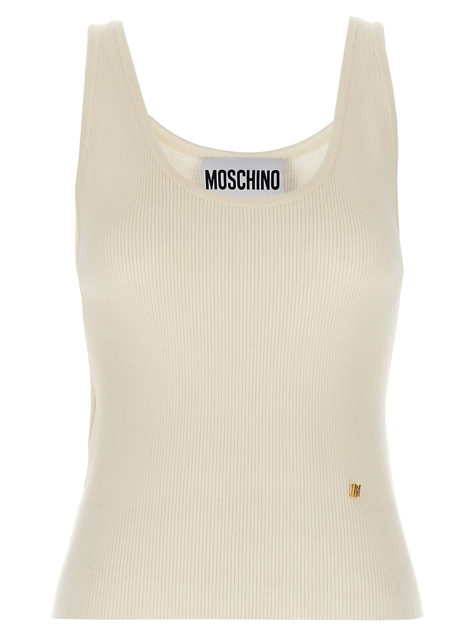 Virgin Wool & Silk Sleeveless Top
