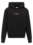 Black Brushed Cotton Hoodie