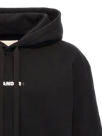 Black Brushed Cotton Hoodie