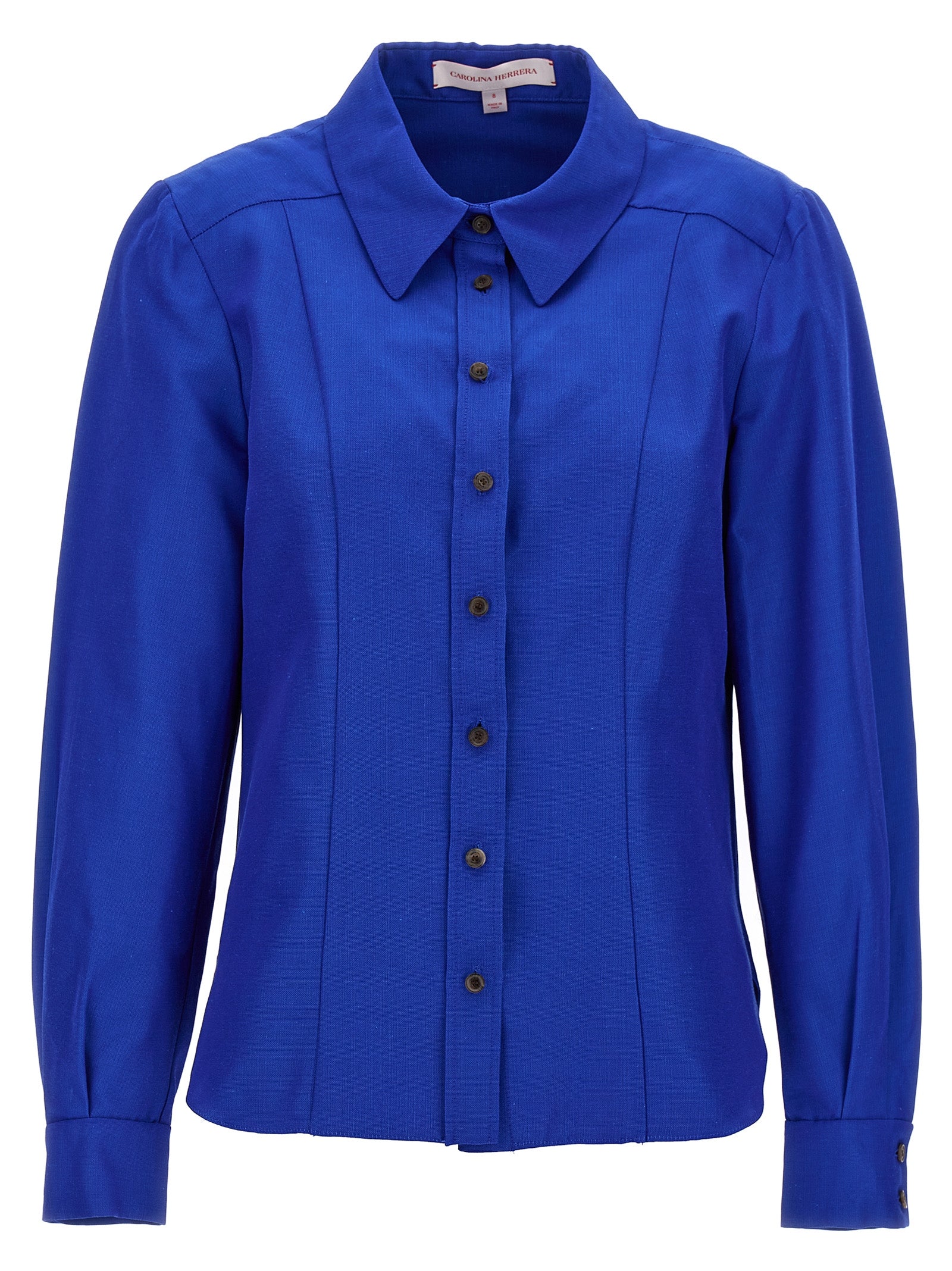 Blue Cotton-Viscose Blouse