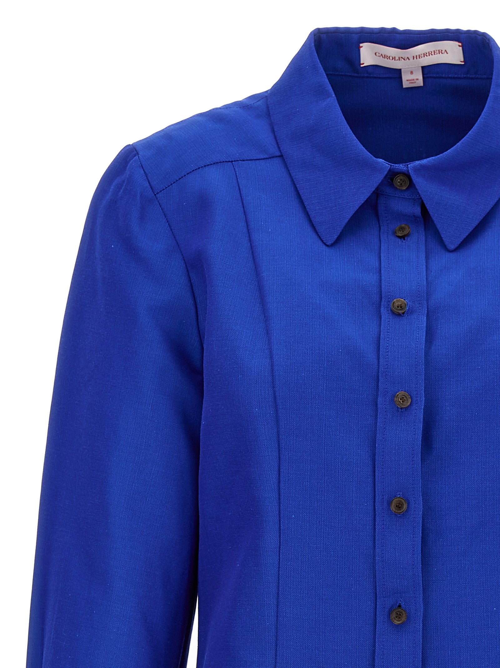 Blue Cotton-Viscose Blouse