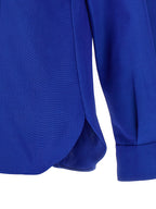 Blue Cotton-Viscose Blouse