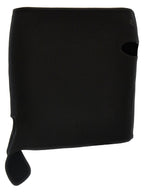 Black Viscose Loop Milano Knitted Mini Skirt
