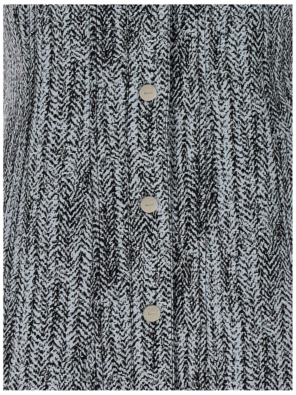 Multicolor Cotton Tweed Mini Dress
