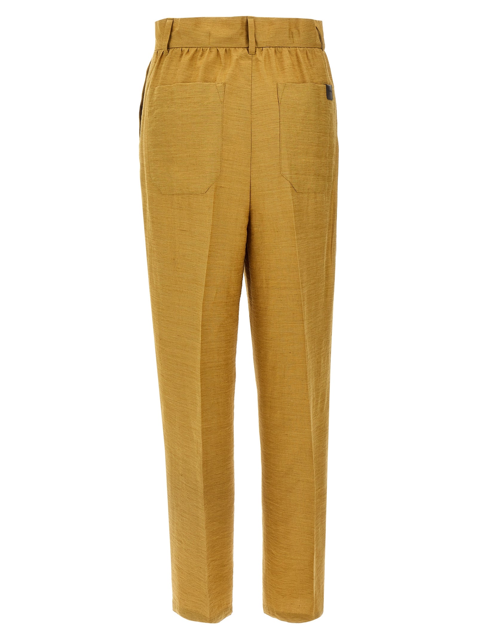 Gold Efedra Dress Pants
