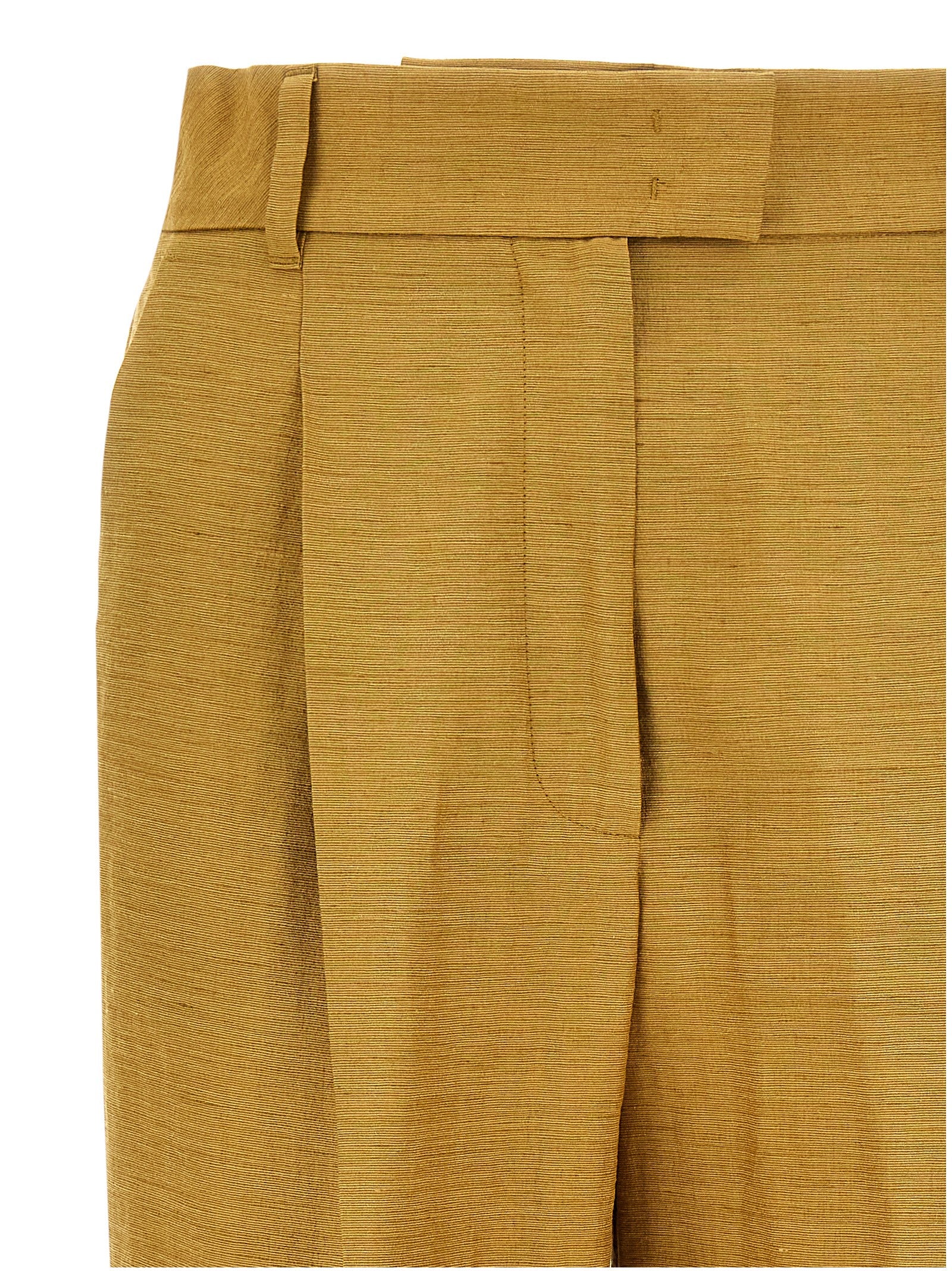 Gold Efedra Dress Pants