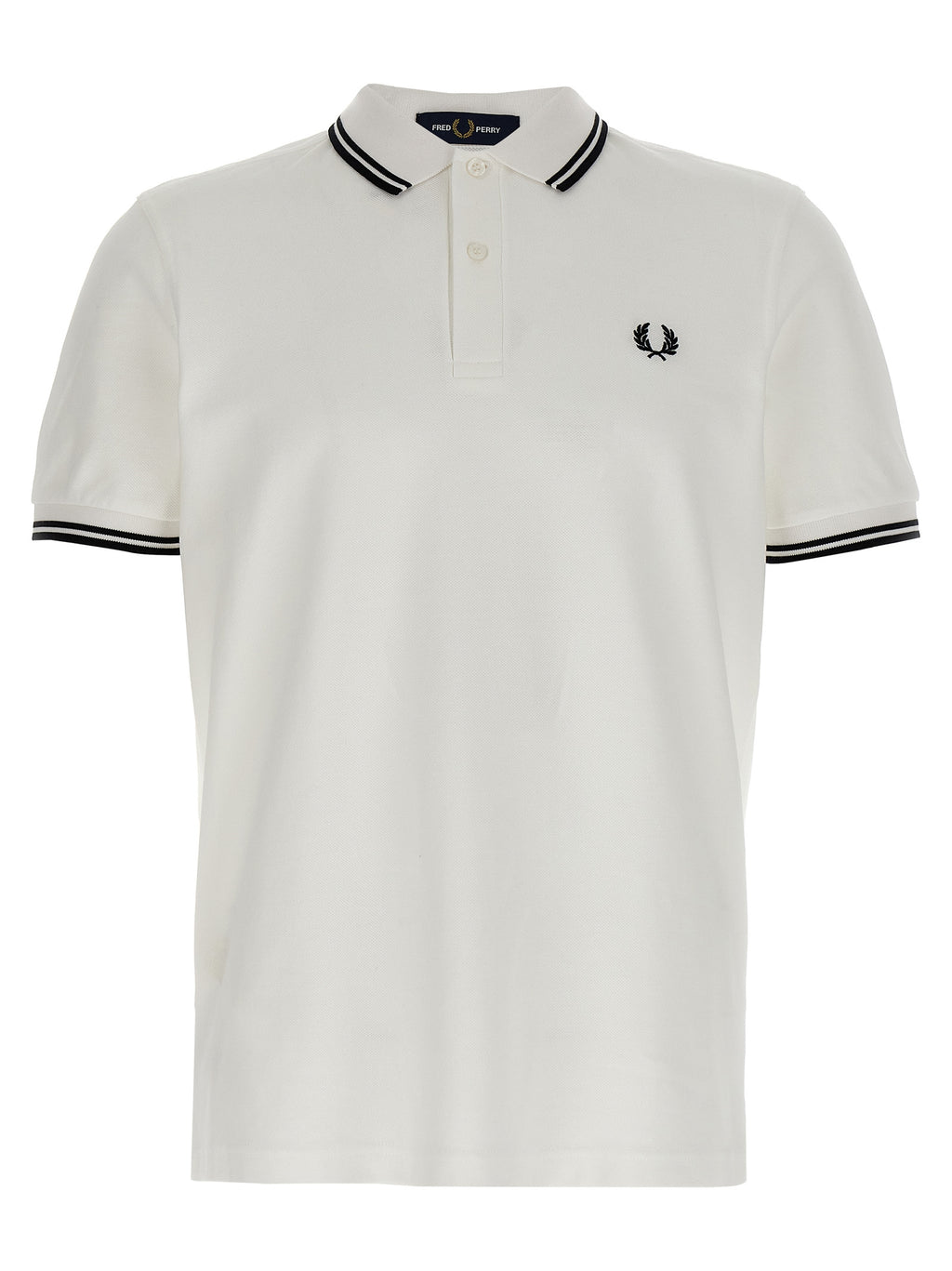 White Cotton Polo Shirt