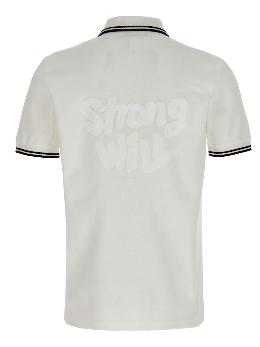 White Cotton Polo Shirt
