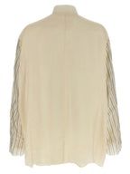 Beige Mohair Blouse
