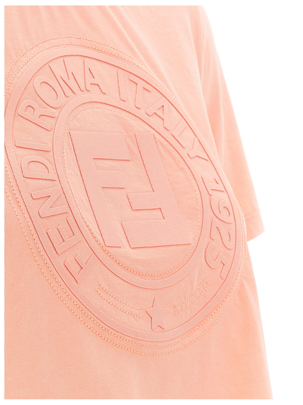 Pink Cotton Roma Crop T-Shirt