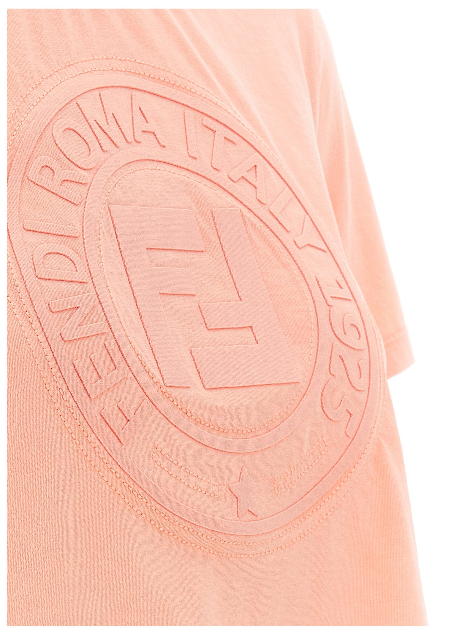 Pink Cotton Roma Crop T-Shirt