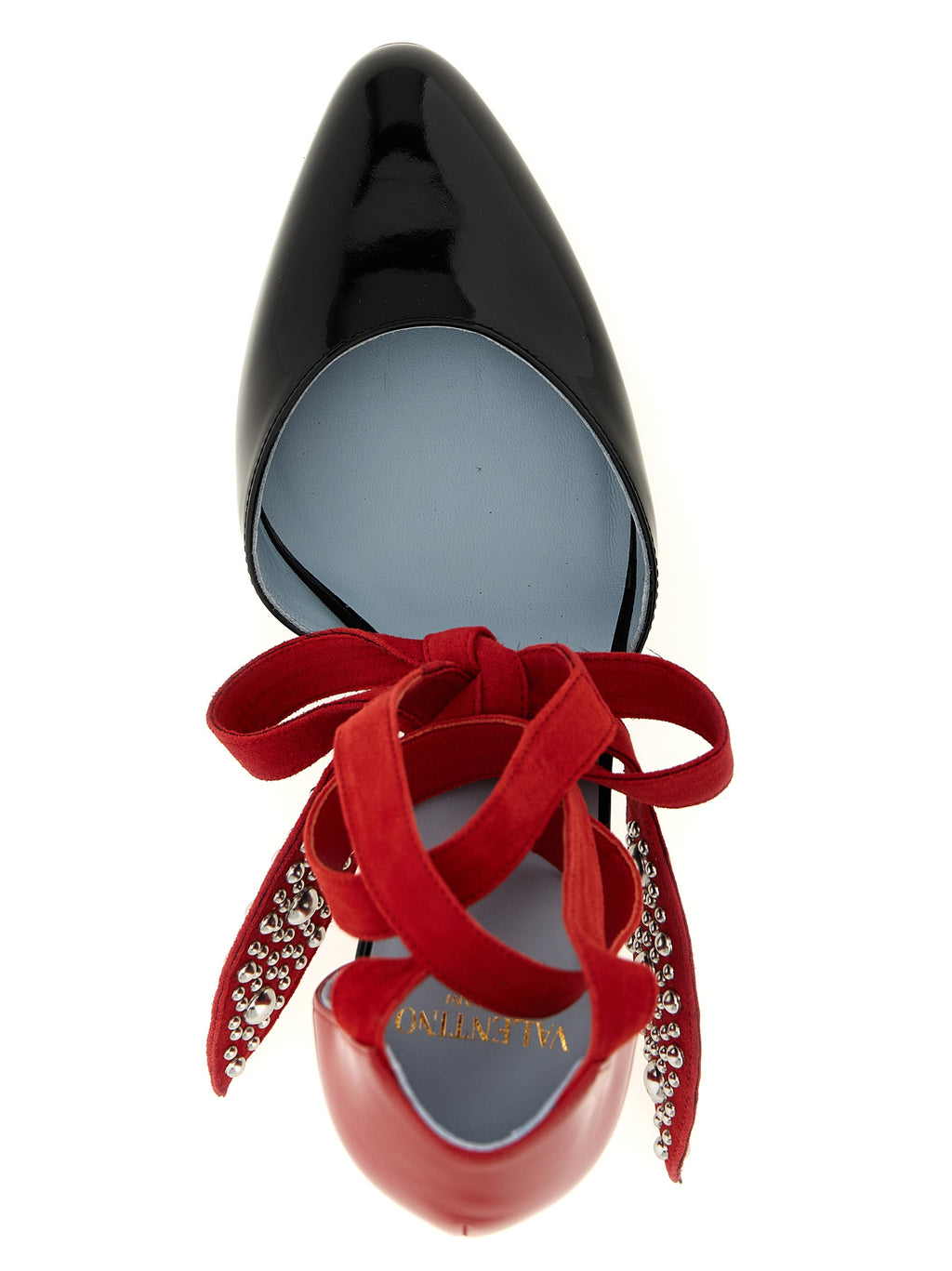 Two-Tone Goatskin Foliefoliage Pumps