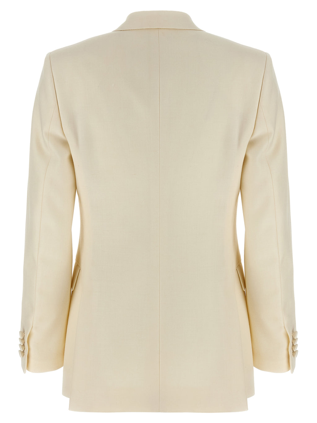 Silk Wool Linen Flavia Double-Breasted Blazer