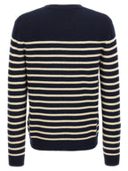 Blue Virgin Wool 'Chez Valentino' Cardigan