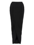 Wool Soft Pillar Mini Skirt