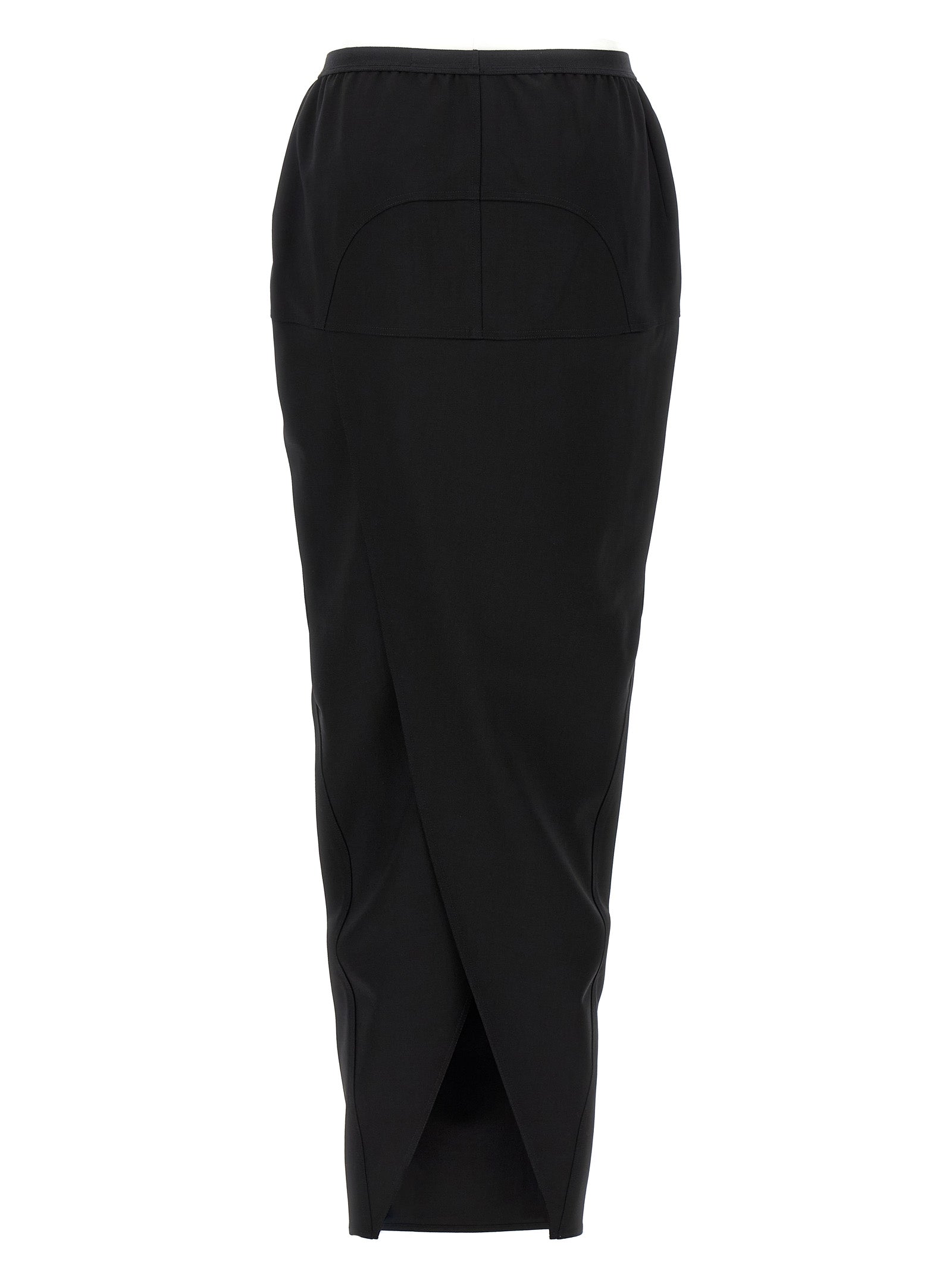 Wool Soft Pillar Mini Skirt