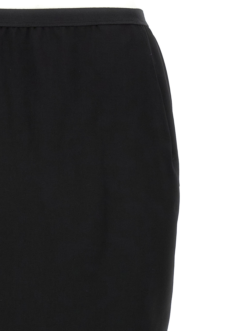 Wool Soft Pillar Mini Skirt