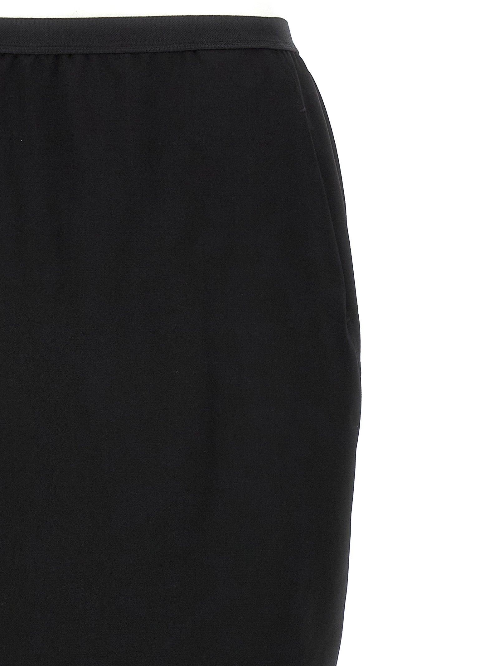 Wool Soft Pillar Mini Skirt