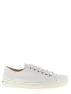 White Cotton Edge Sneakers