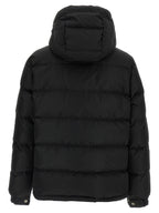 Black Full-Length Polyamide Down Jacket