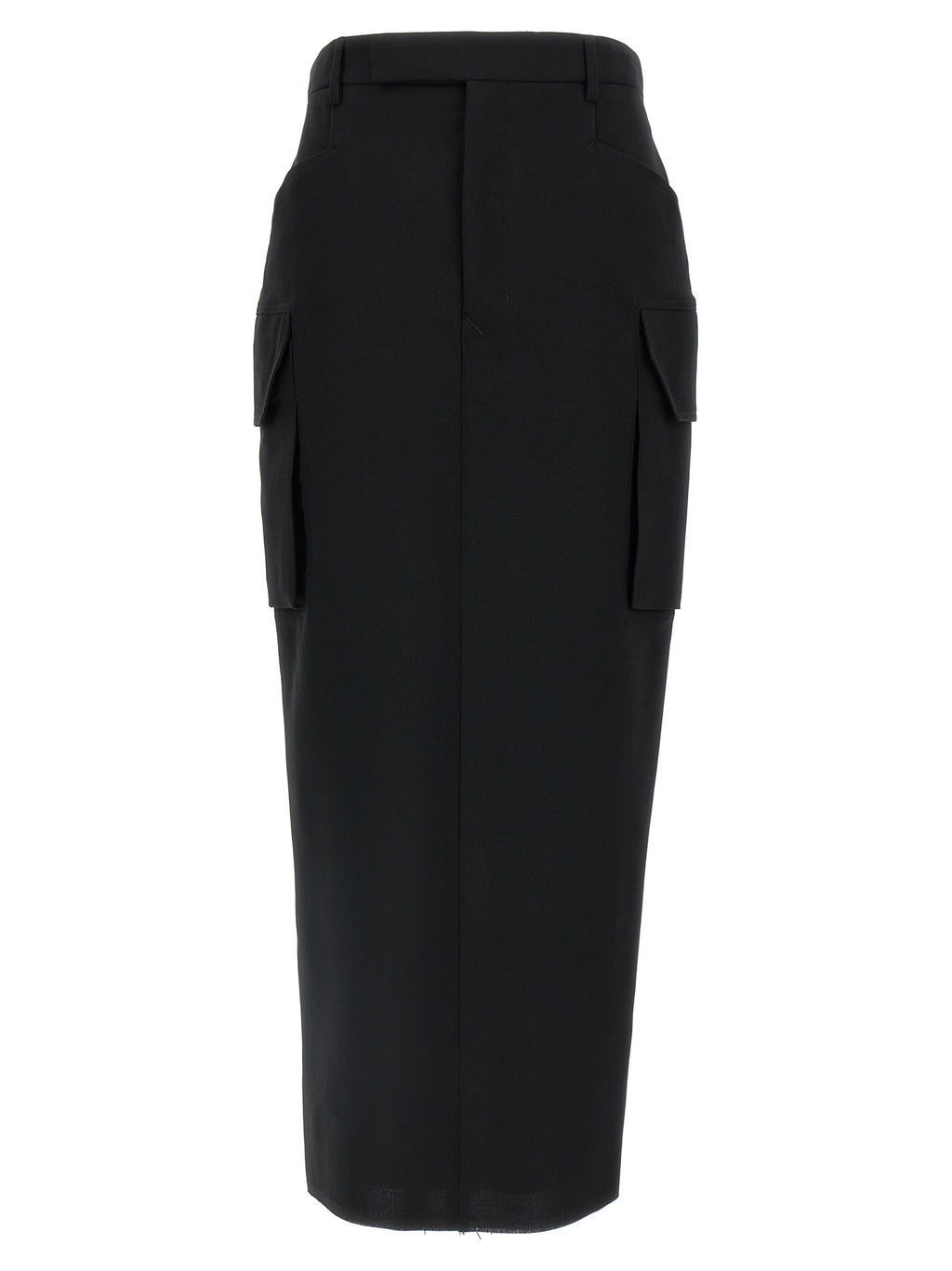 Firebanks Wool Midi Skirt