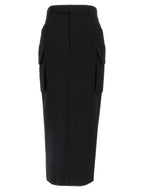 Firebanks Wool Midi Skirt