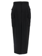 Firebanks Wool Midi Skirt