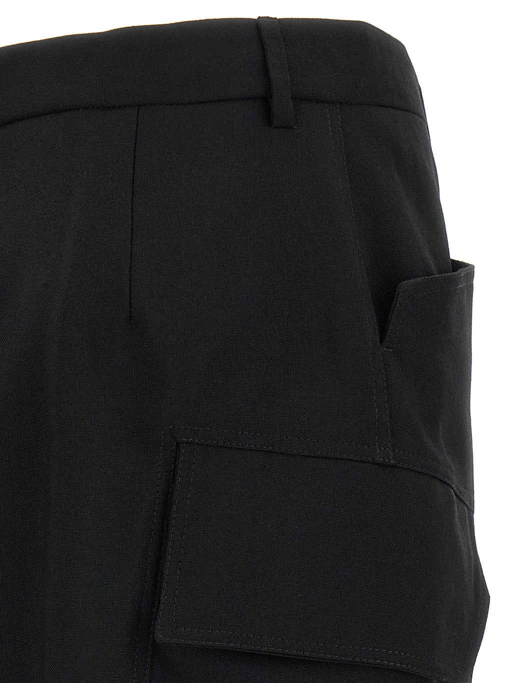 Firebanks Wool Midi Skirt