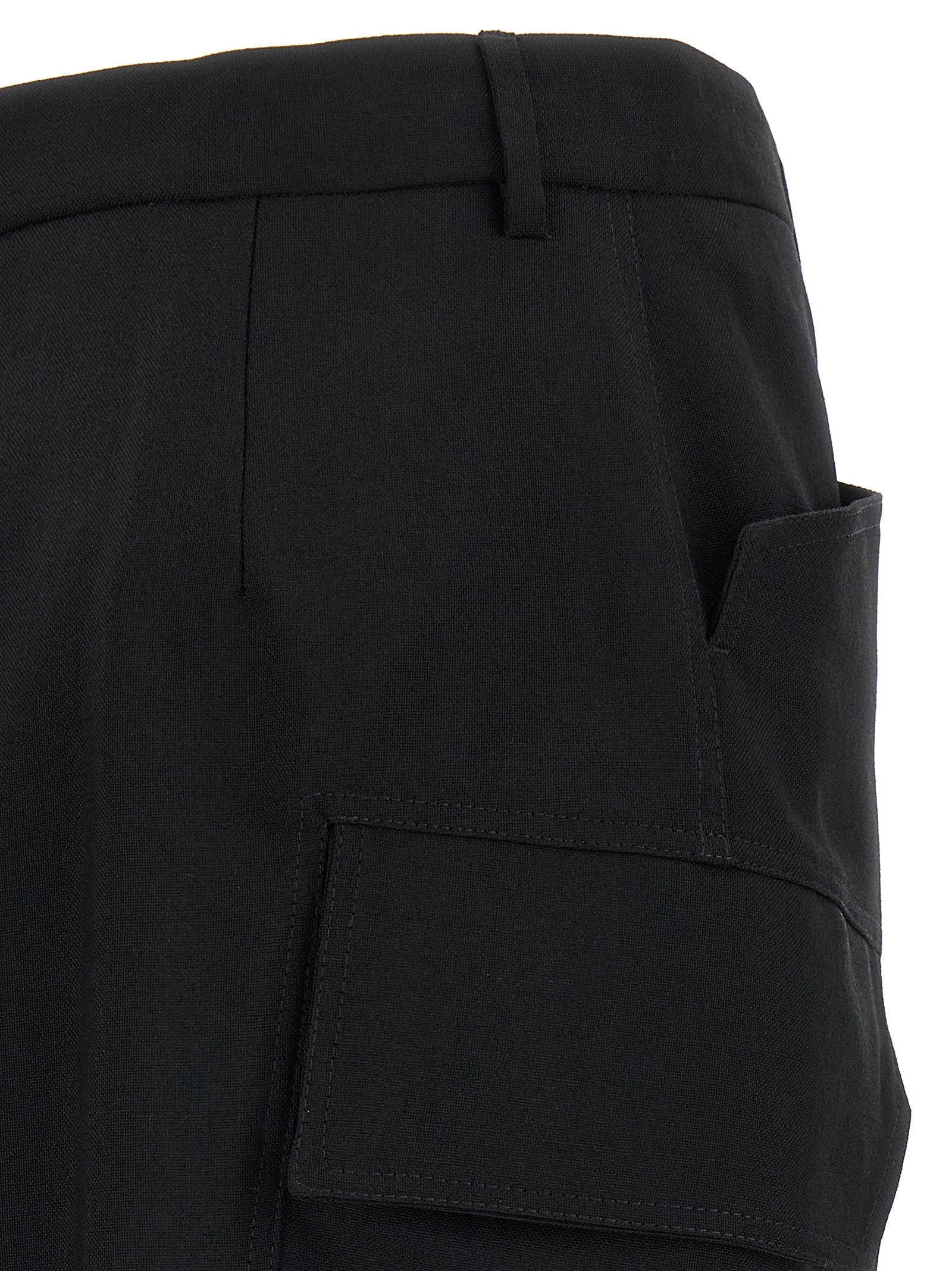 Firebanks Wool Midi Skirt