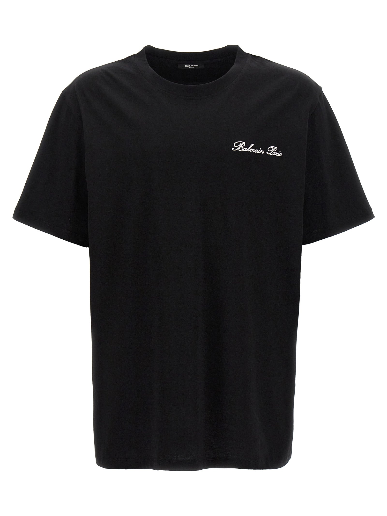 Bicolor Cotton Crewneck T-Shirt