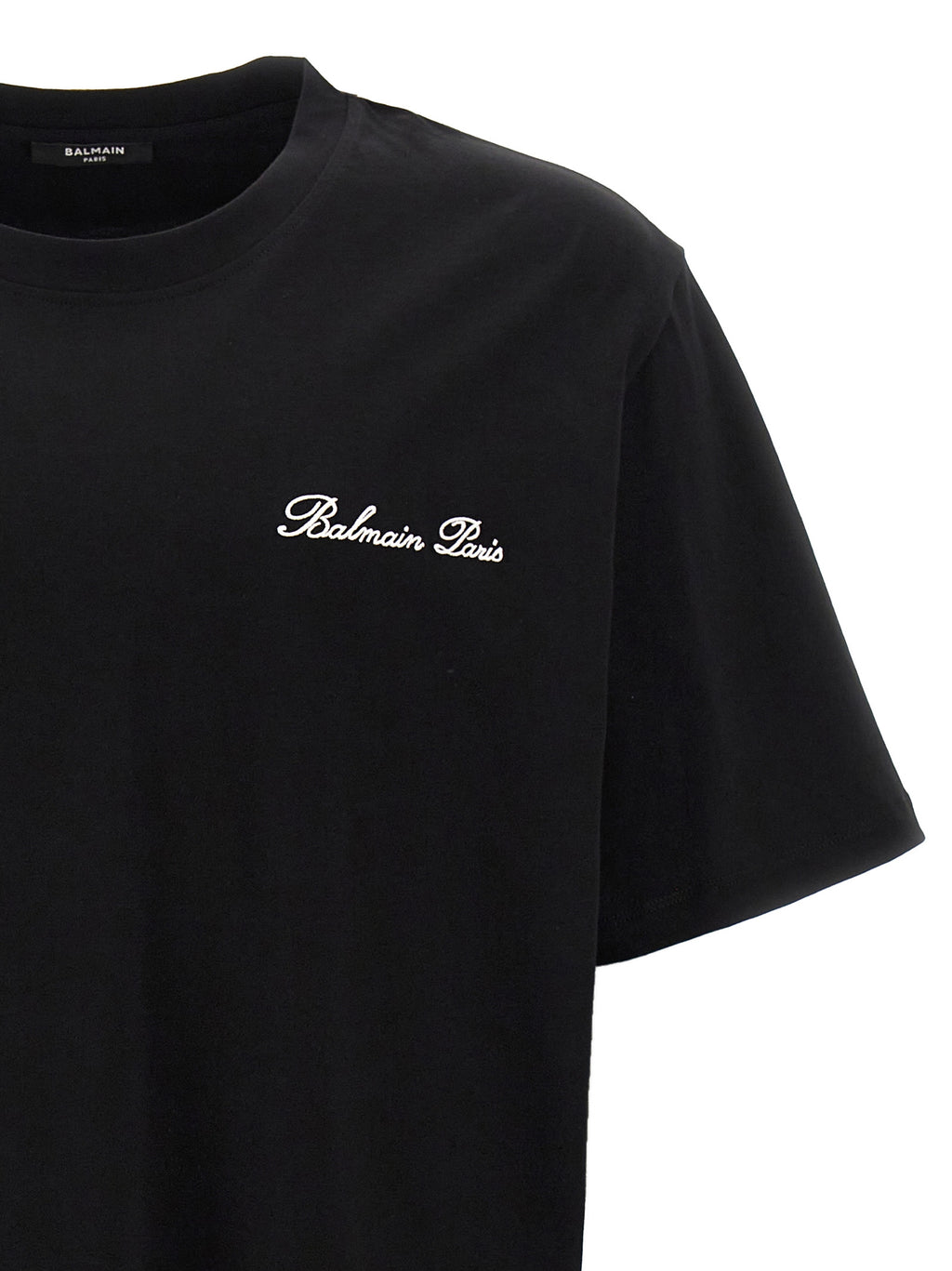 Bicolor Cotton Crewneck T-Shirt