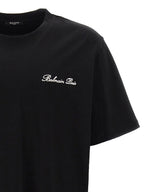 Bicolor Cotton Crewneck T-Shirt