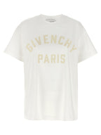 White Cotton T-Shirt with Grosgrain Paris Patch