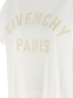 White Cotton T-Shirt with Grosgrain Paris Patch