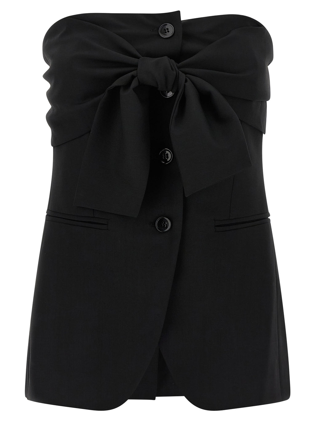 Black Veruska Virgin Wool Tank Top