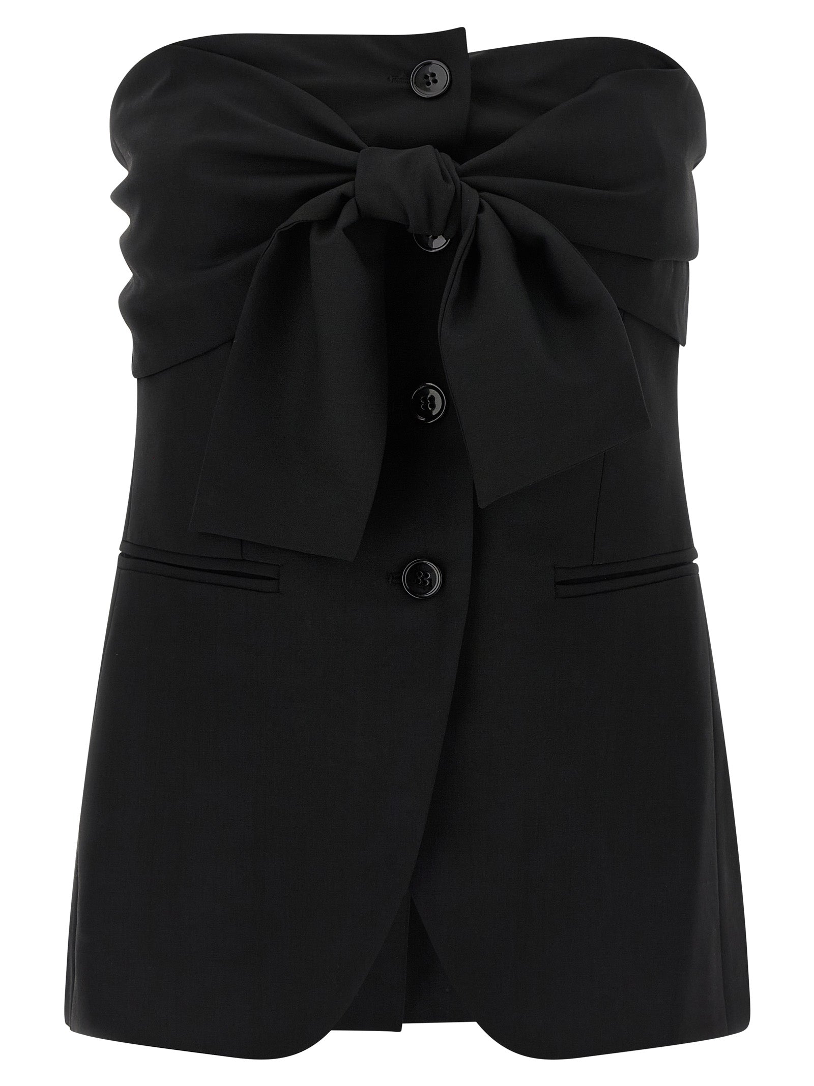 Black Veruska Virgin Wool Tank Top