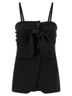 Black Veruska Virgin Wool Tank Top