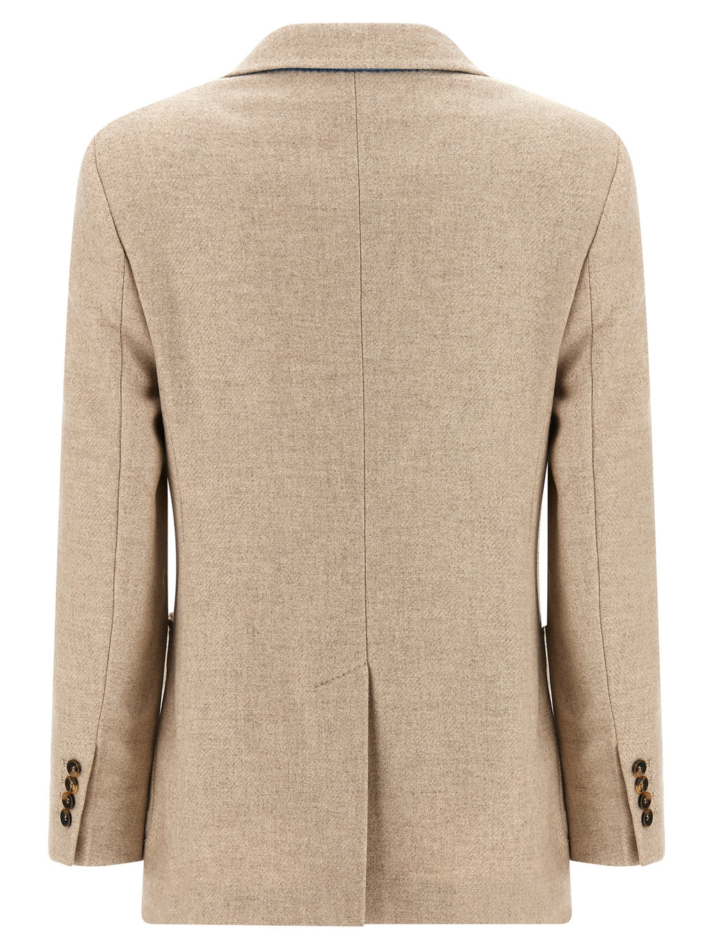 Beige Alpaca Cashmere Camel Caraffa Blazer