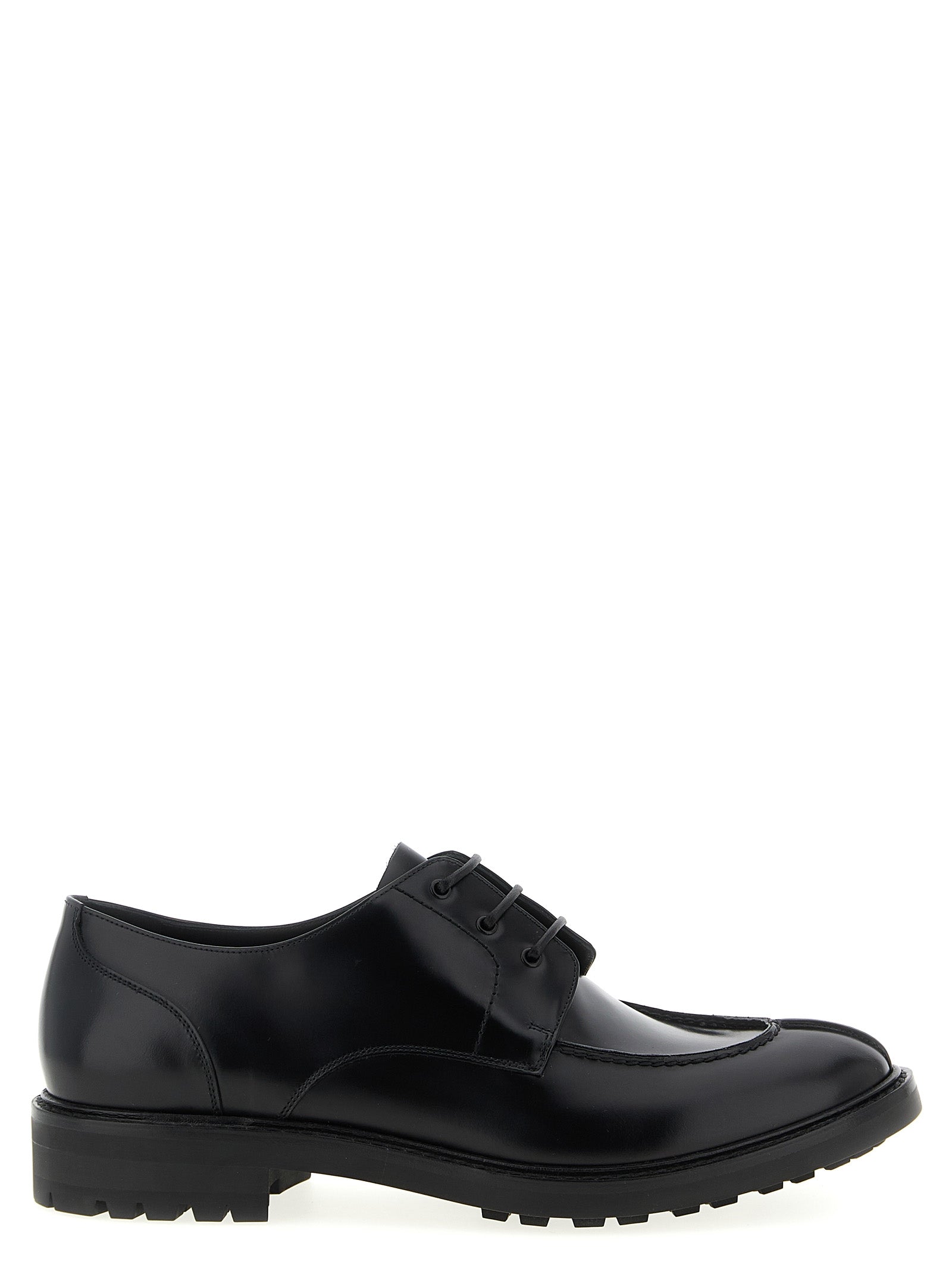 Calfskin Lino Derby Shoes