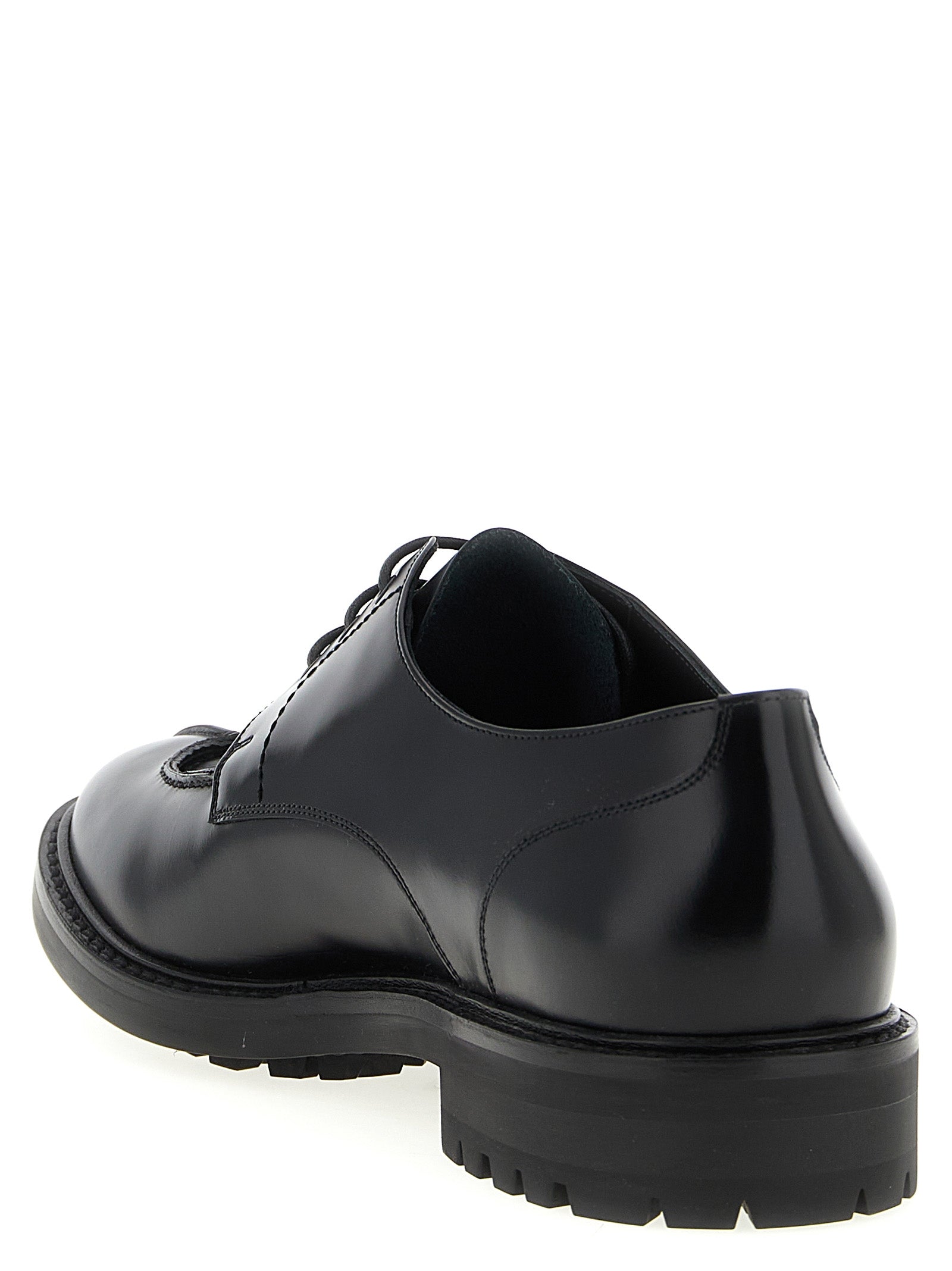 Calfskin Lino Derby Shoes