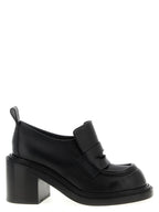 Black Leather Olivia Loafers