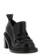 Black Leather Olivia Loafers