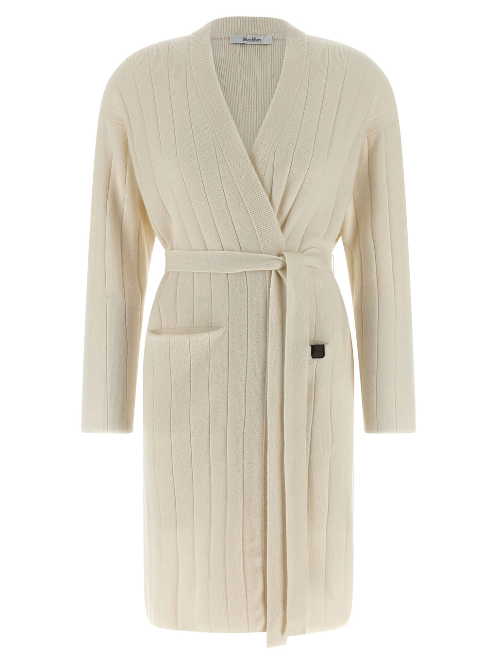 Giusto White Cashmere Cardigan